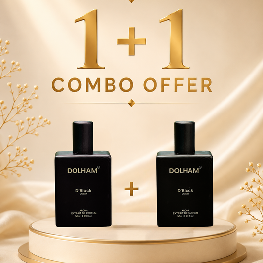 Dolham D'Black Unisex Perfume 1+1 Combo (2 x 50ml)